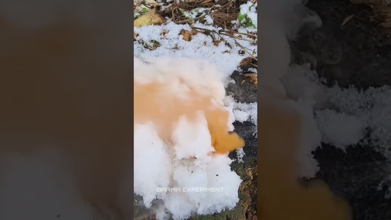 Experiment white  asmr smoke cracker in ground unique satisfaction shorts #shorts #crackers