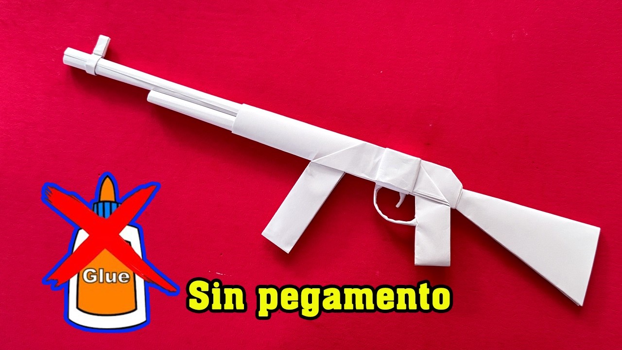 Origami Armas | Cómo Hacer Una Pistola De Papel Sin Pegamento