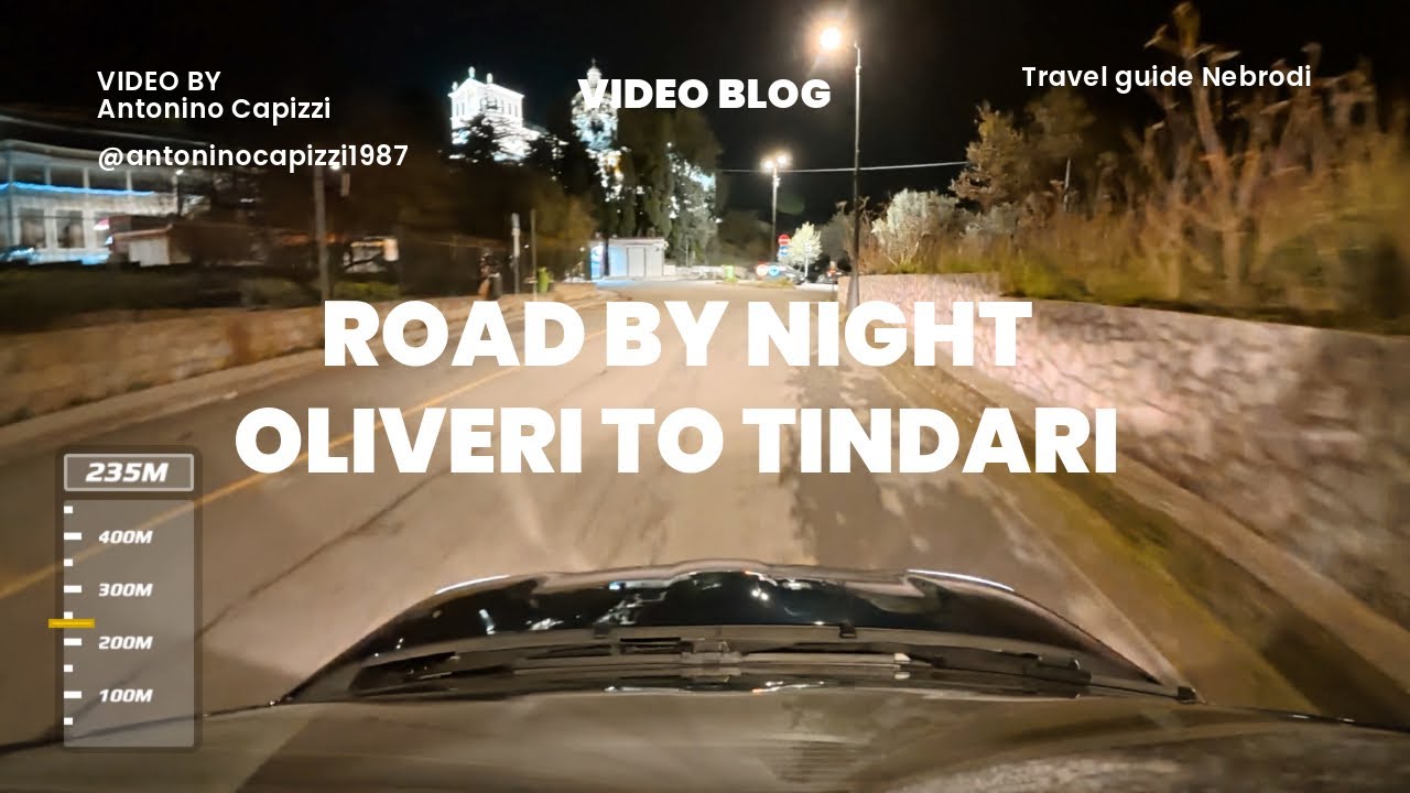 Road to Tindari: Da Oliveri al Santuario della Madonna del Tindari in Notturna