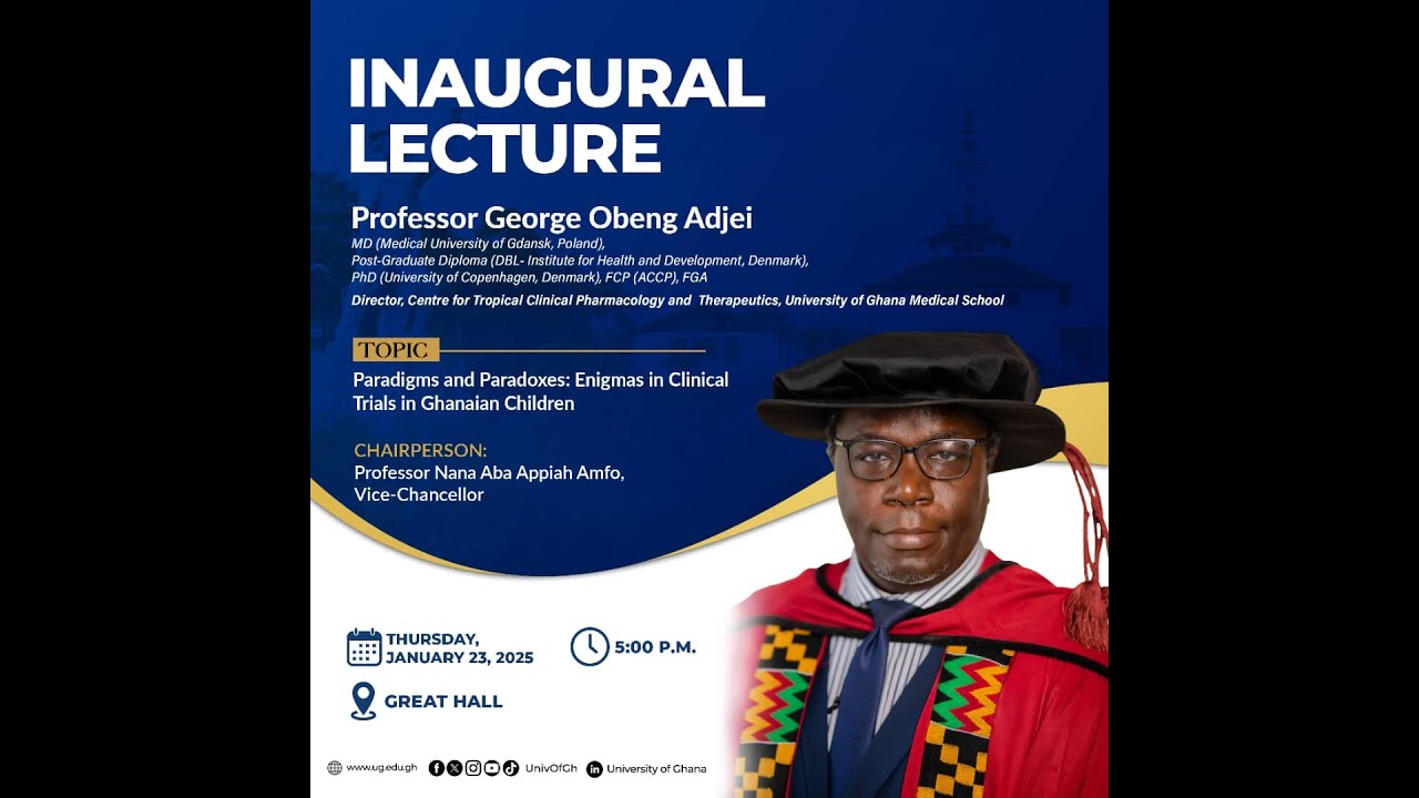 Inaugural Lecture by Prof. George Obeng Adjei