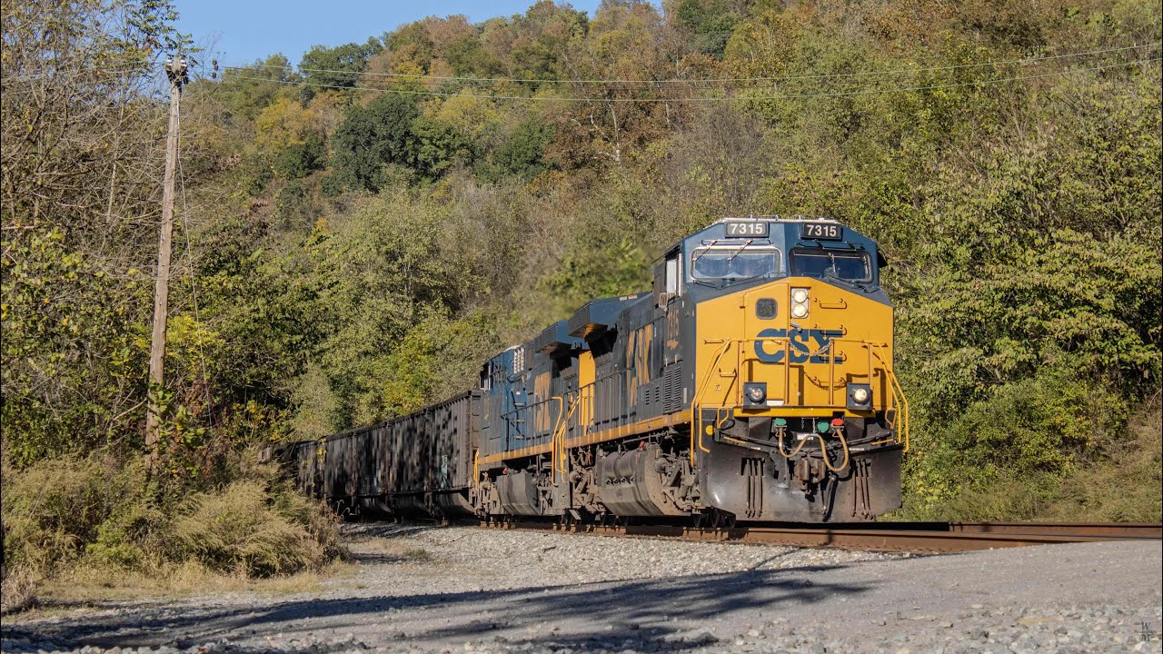 NS & CSX trains; October 2025