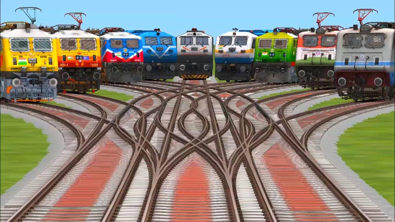 New trains Local train simulator classic moment dijle enjeen and electri forest route change 