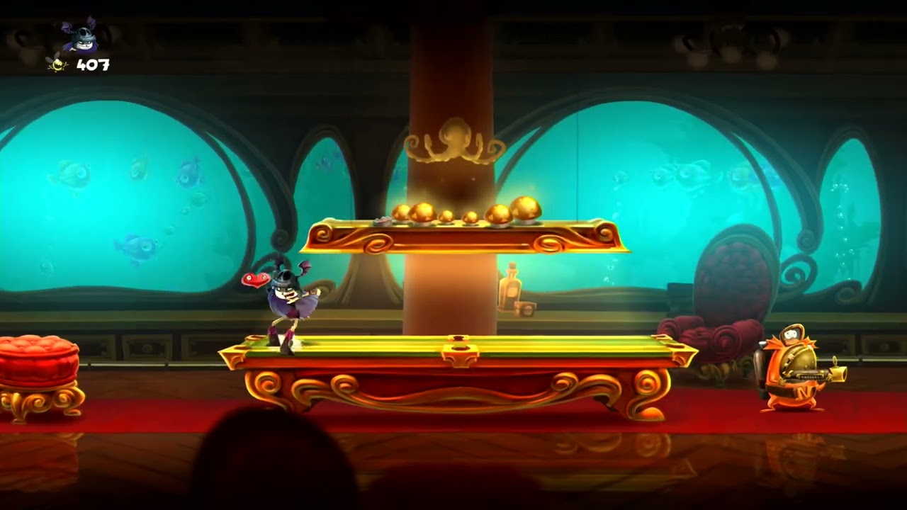 Rayman Legends PS3 Gameplay 45 20000 Lums Under the Sea Mansion of the Deep