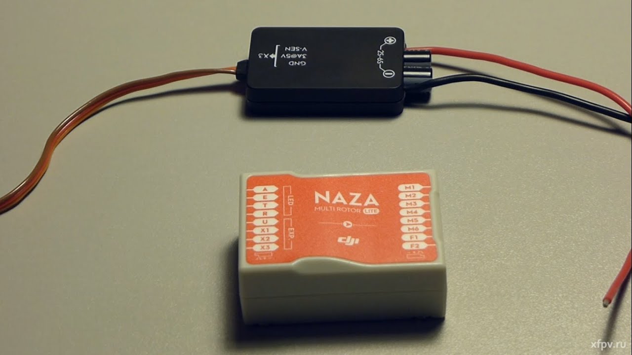 Подключение, установка драйвера и ПО Naza M lite
