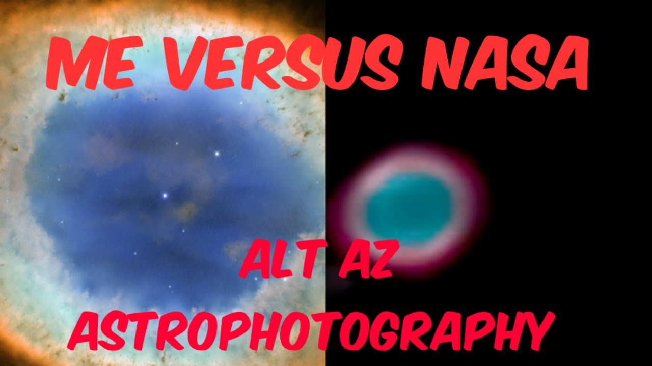The Ring Nebula with a Celestron Nexstar slt mount and 70mm refractor - Alt Az Astrophotography