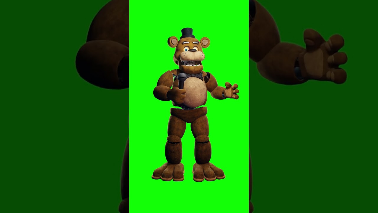 Movie Design Freddy FNaF Workshop Animation | Green Screen