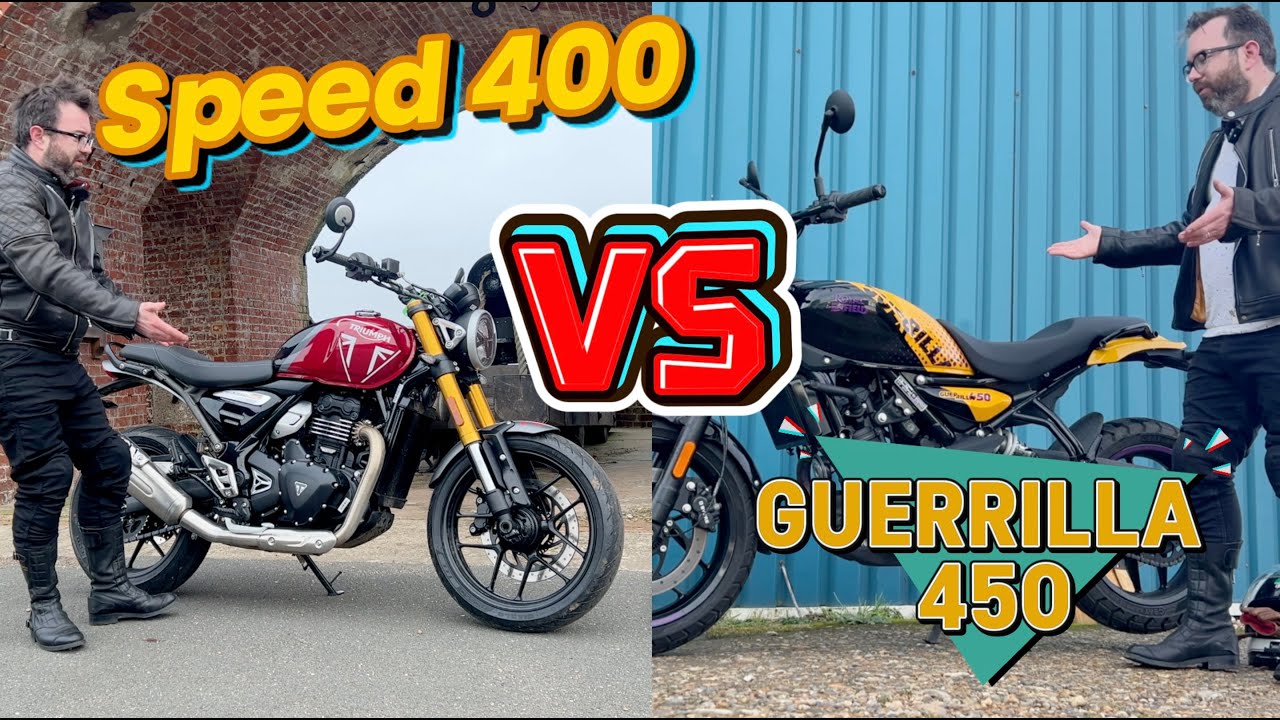 Triumph Speed ​​400 против Royal Enfield Guerrilla 450 | Большая битва Индии!