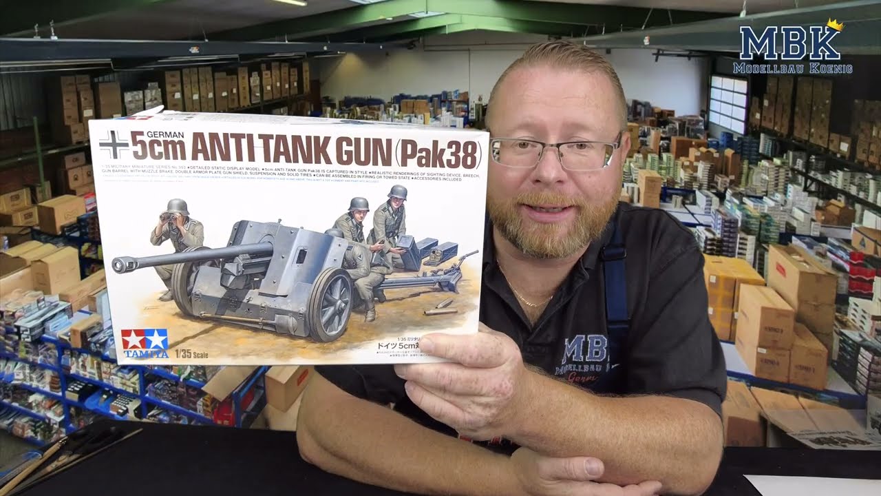 MBK packt aus #1257 - 1:35 German 5 cm Anti Tank Gun PaK 38 (Tamiya 35392)