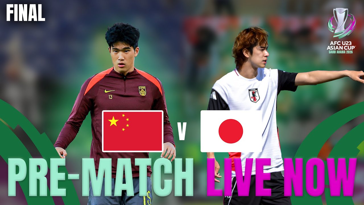 🔴 China PR vs Japan – Get Ready for Action! | PRE-MATCH | AFC U23 Asian Cup™ 2026