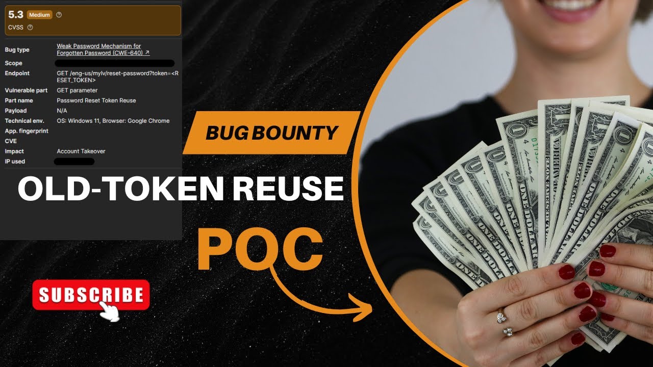 Critical Password Reset Vulnerability | Account Takeover via Old Token Reuse | Bug Bounty | POC