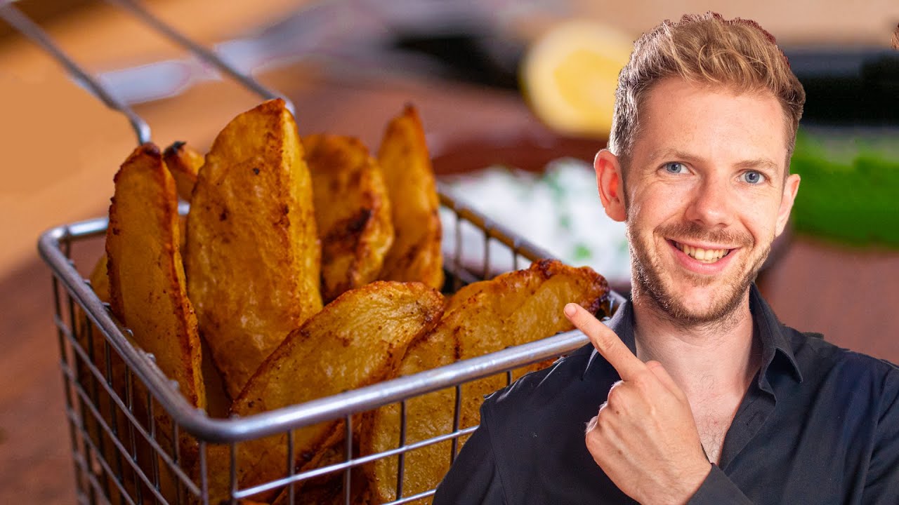 Knusprige Kartoffel Wedges + Sour Cream selber machen!