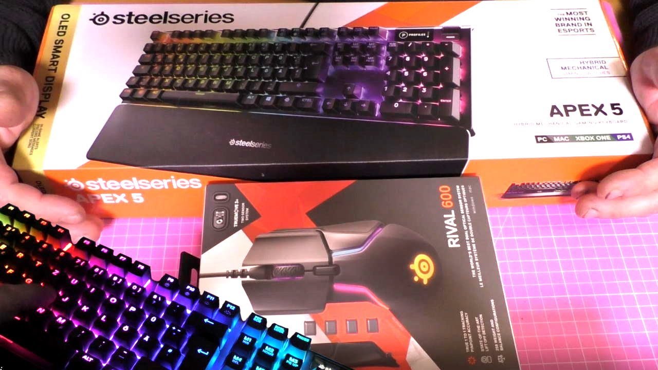Apex5 und Rival600 SteelSerie unboxing