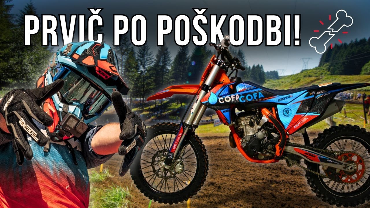 Prvič po poškodbi na motokros progi v Cukarci! 🏍️🔥 | VLOG #36