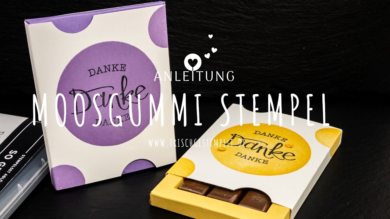 Moosgummi Stempel✂️ Shadowbox✂️ So gesagt✂️Stampin' Up!