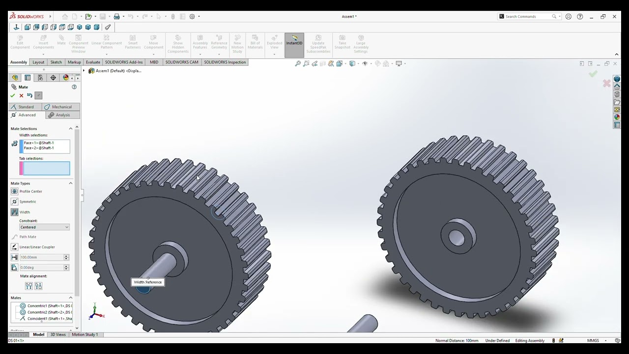 SolidWorks Design: Timing Belt