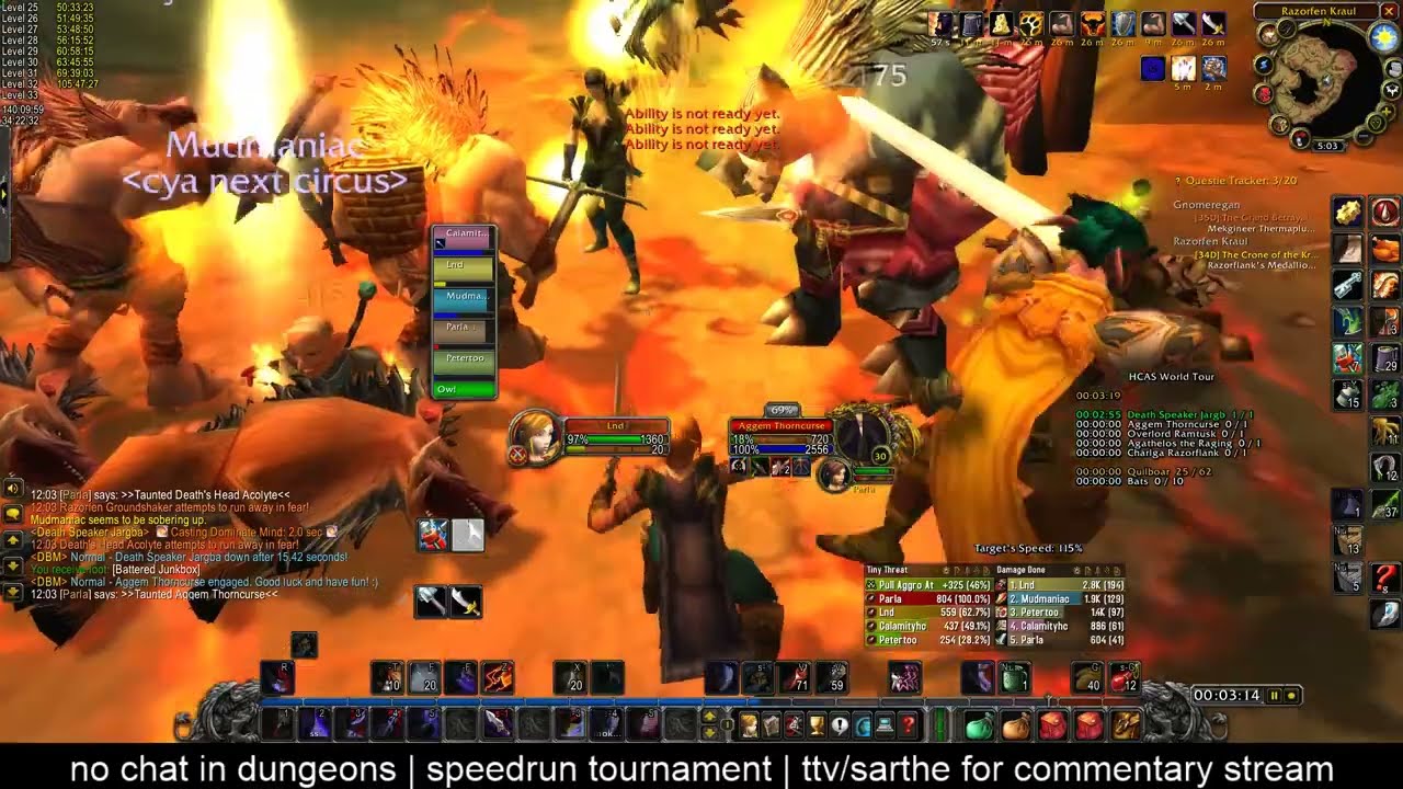 Razorfen Kraul Speedrun - HCAS Circuit 2