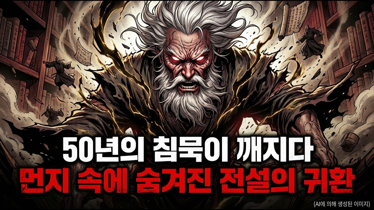 50년간 서고를 쓸던 노인의 정체는 천하제일인… 대문파 장로들마저 경악하다 #무협 #천하제일인 #서고노인 #숨은고수 #대문파 #정체반전