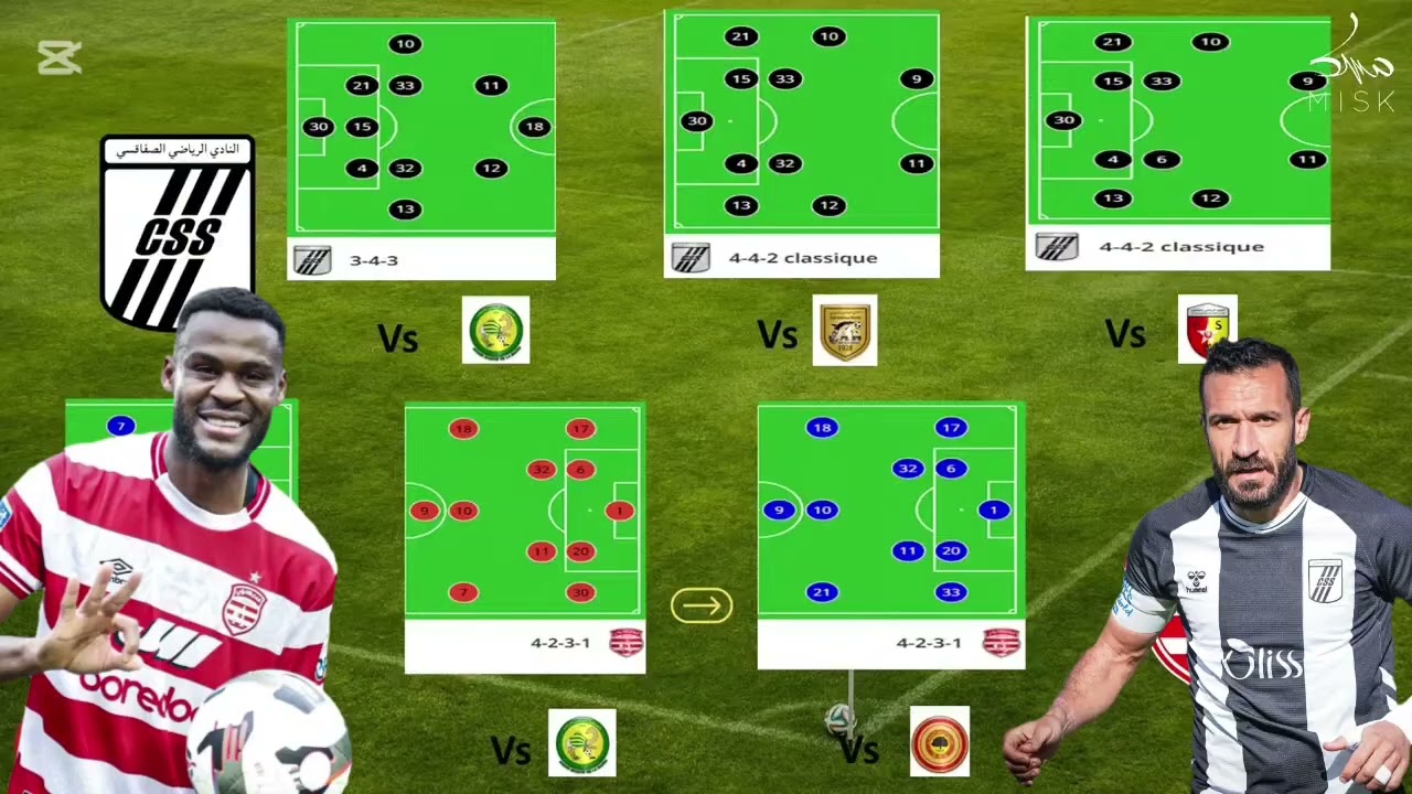 نقاش فني ممتاز قبل كلاسيكو الصفاقسي و الأفريقي نقاط قوة و ضعف الفريقين و التشكيلة الأقرب للفريقين