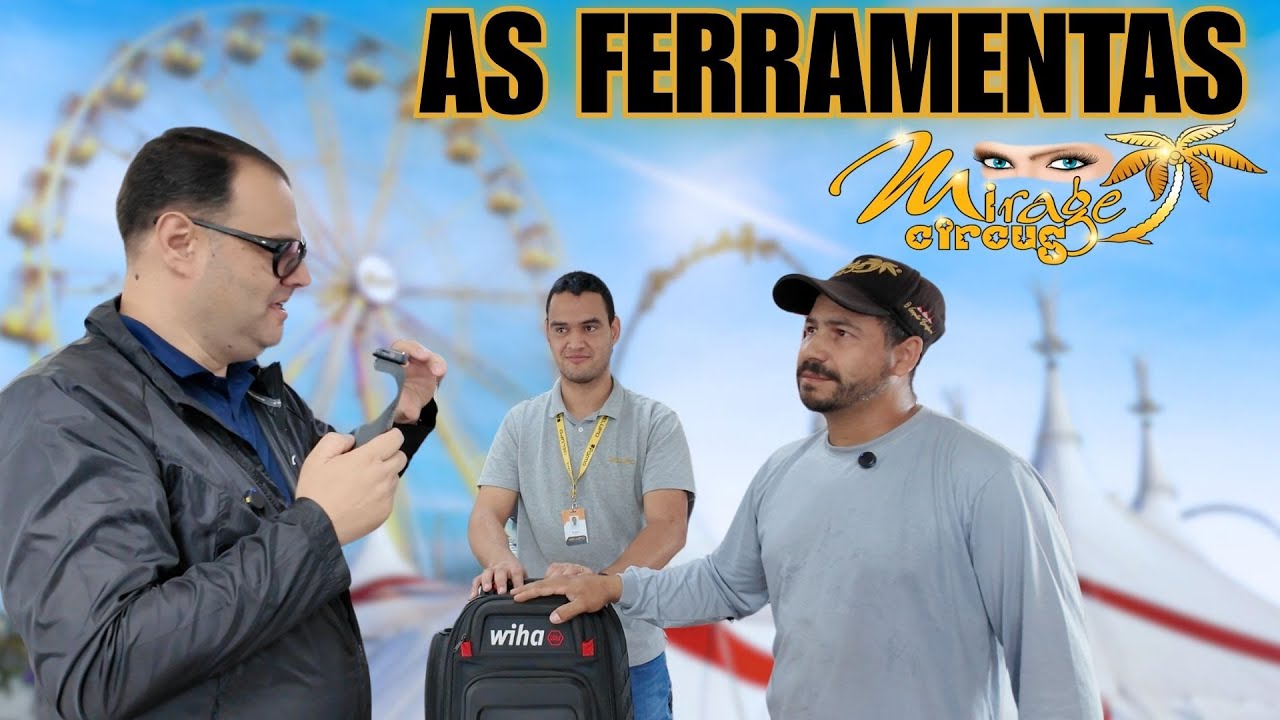 AS FERRAMENTAS E A PARTE ELETRICA DO MAIOR CIRCO DA AMERICA LATINA CIRCO MIRAGE (Marcos Frota)