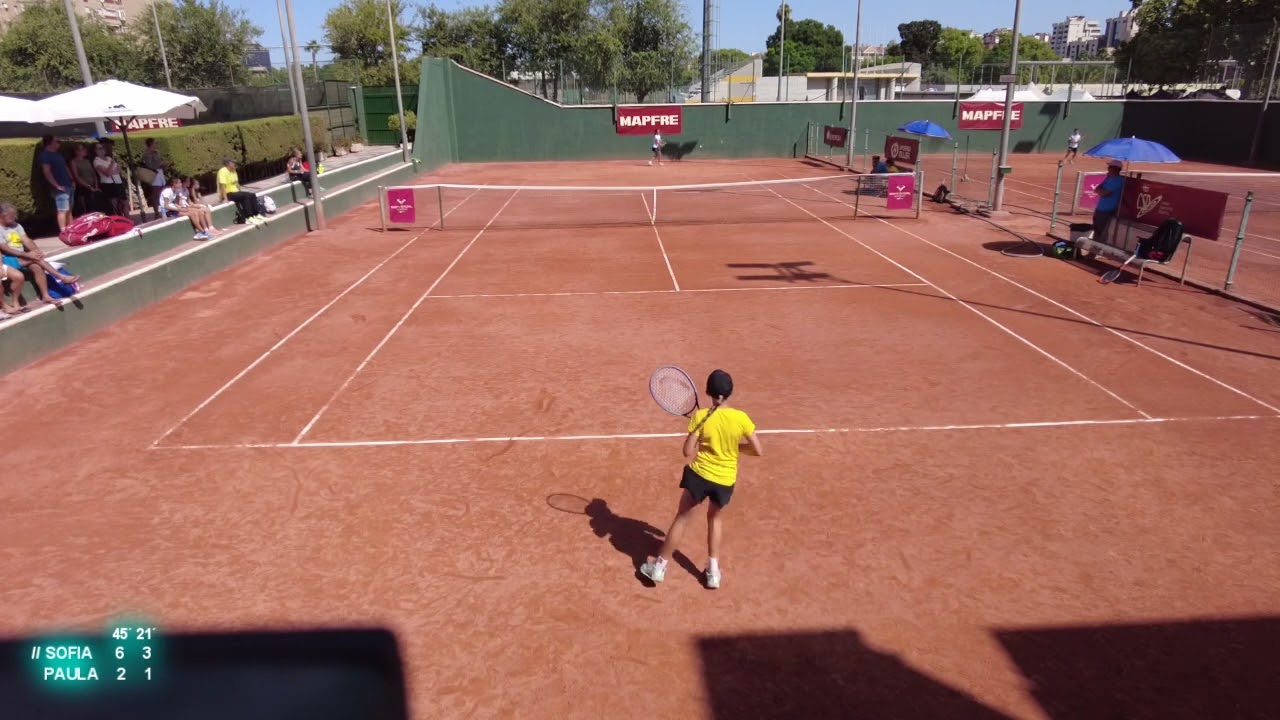 27 8 2022  CAMPEONATO ESPANA POR EQUIPOS CUARTOS MURCIA SUB 12 HIGHLIGHTS   SOFIA VS PAULA
