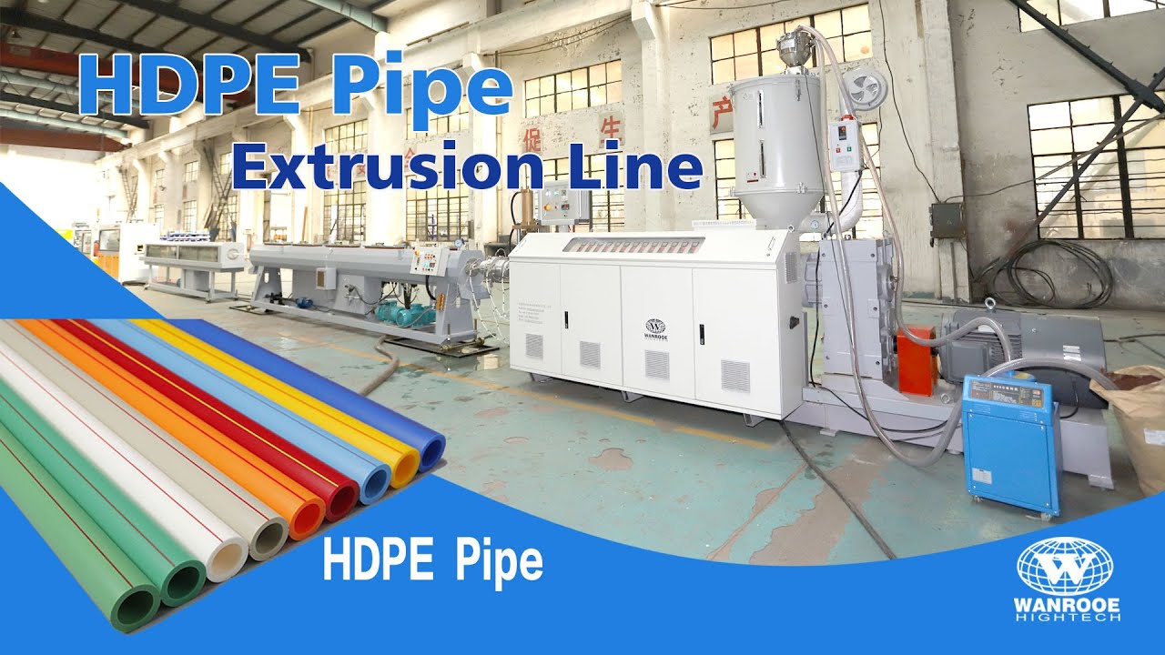 How it's made: HDPE Pipe Making Factory | HDPE Pipe Manufacturing Process | HDPE Pipe Making Machine
