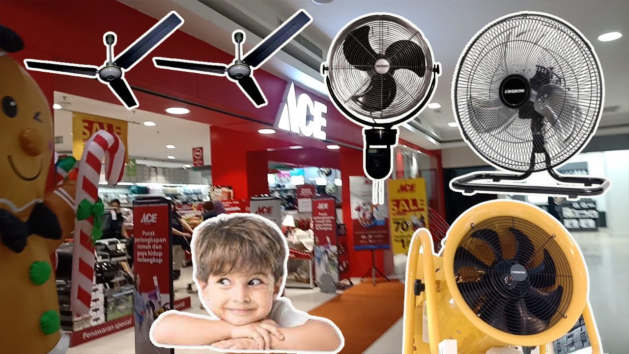 Grebek Baling Kipas Angin - Petualangan Seru Cari Kipas Angin di ACE Hardware!! KRISBOW 😅 PART 1