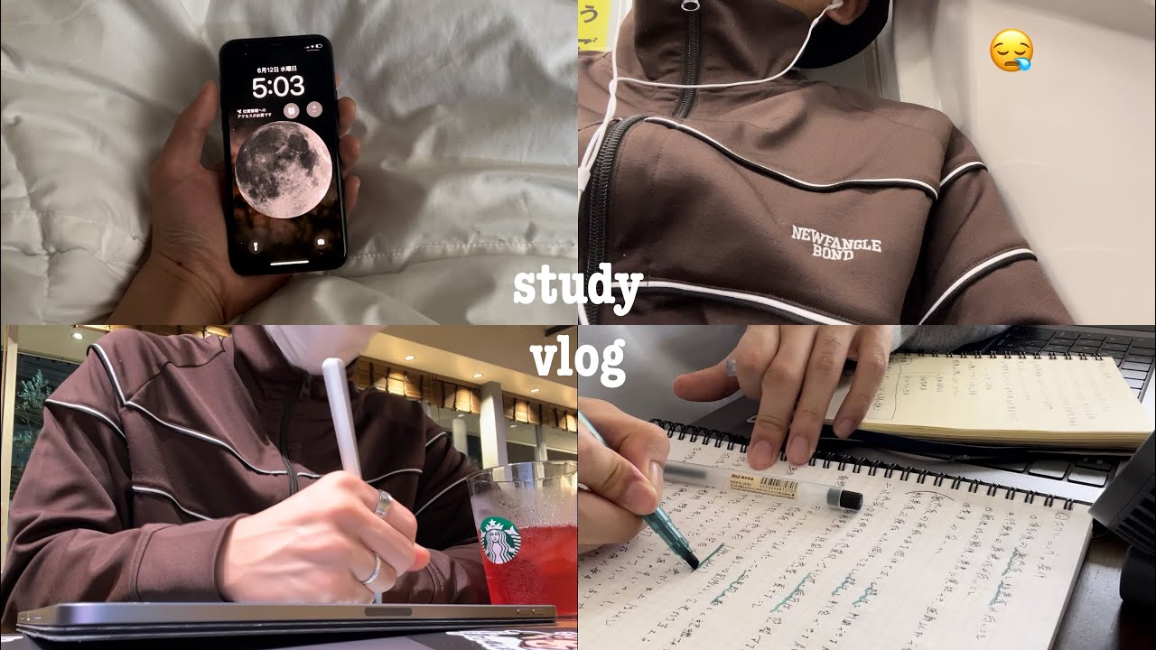5:00から始まる大学生の勉強ブイログ💻 / 初めてのゼミ🥼【獣医学生のSTUDY VLOG】
