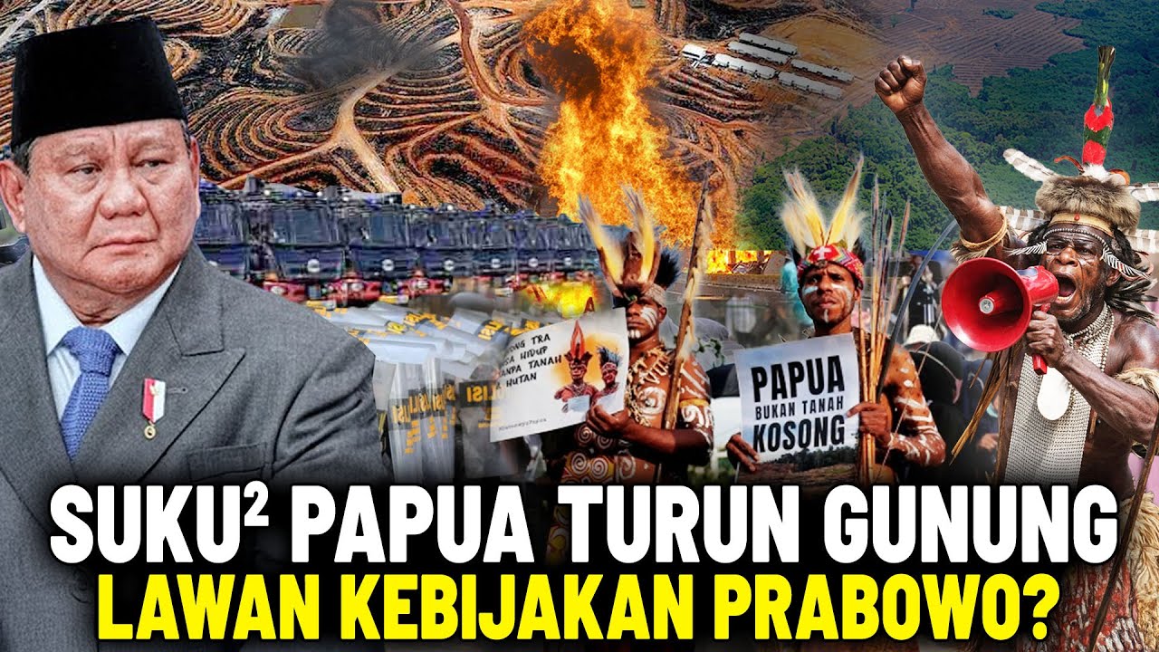 SUKU-SUKU PAPUA KECEWA BERAT KE-PRABOWO? Kontroversi Proyek PSN Merauke dan Ekspansi Sawit di Papua