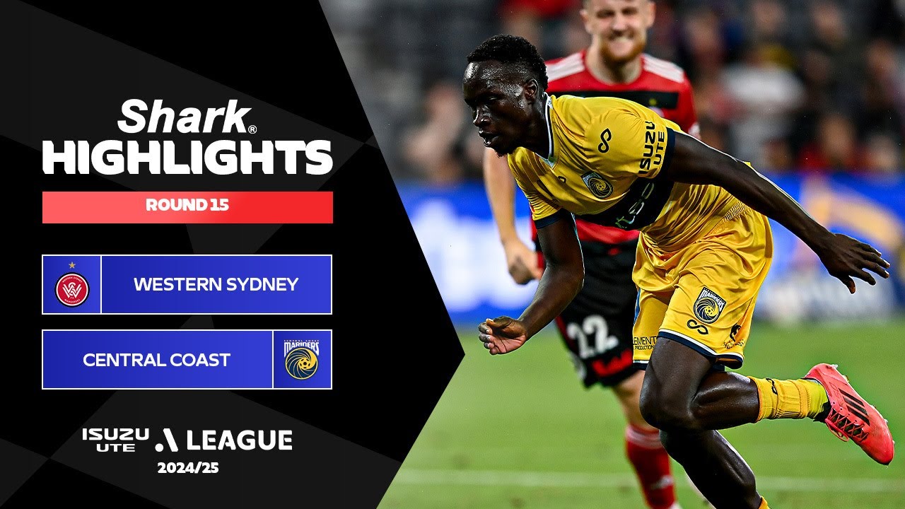 Western Sydney v Central Coast - Shark Highlights | Isuzu UTE A-League 2024-25 | Round 15