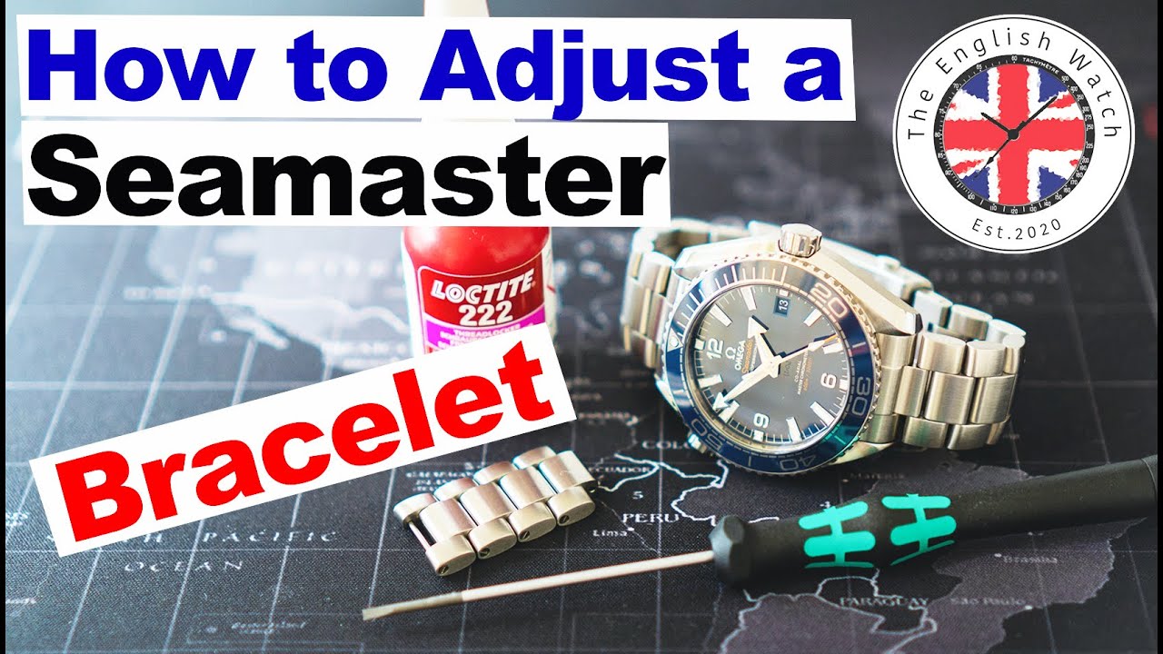 Omega Seamaster Bracelet Link Removal and Adjustment