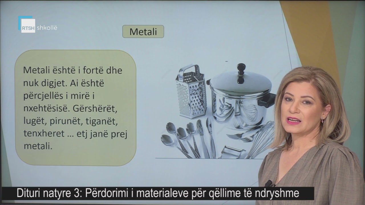 Dituri natyre 3 - Përdorimi i materialeve për qëllime të ndryshme