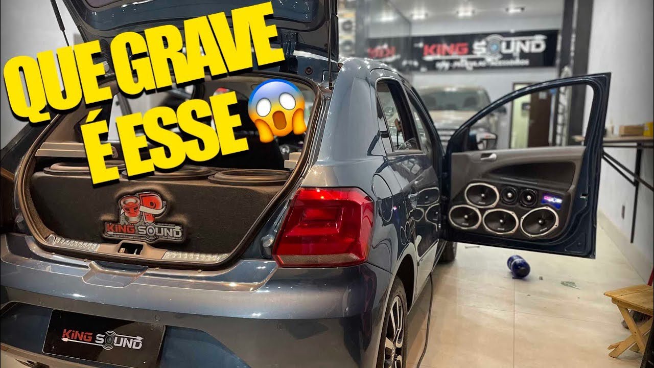 Meio forro Gol G7, grave absurdo - king sound