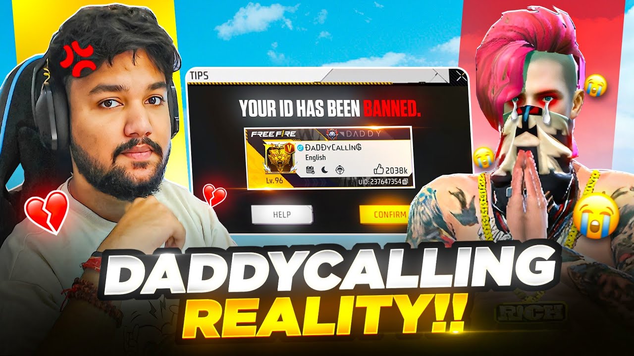 Daddy Calling Hacker Id BANNED !!😱💔 @daddycalling_ff 