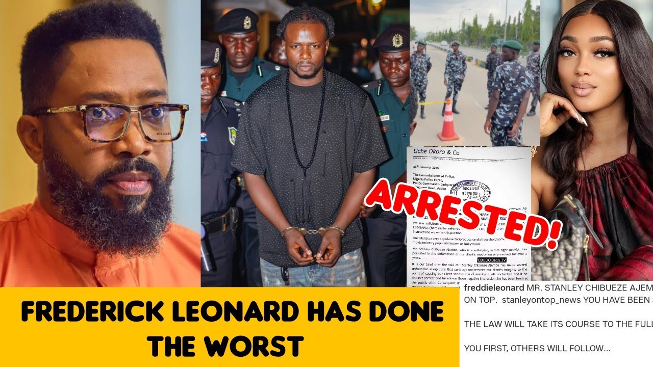 SAD O💔ACTOR FREDERICK LEONARD ARRESTED Ex-wife PEGGY OVIRE & STANLEY UNTOP over false accusation