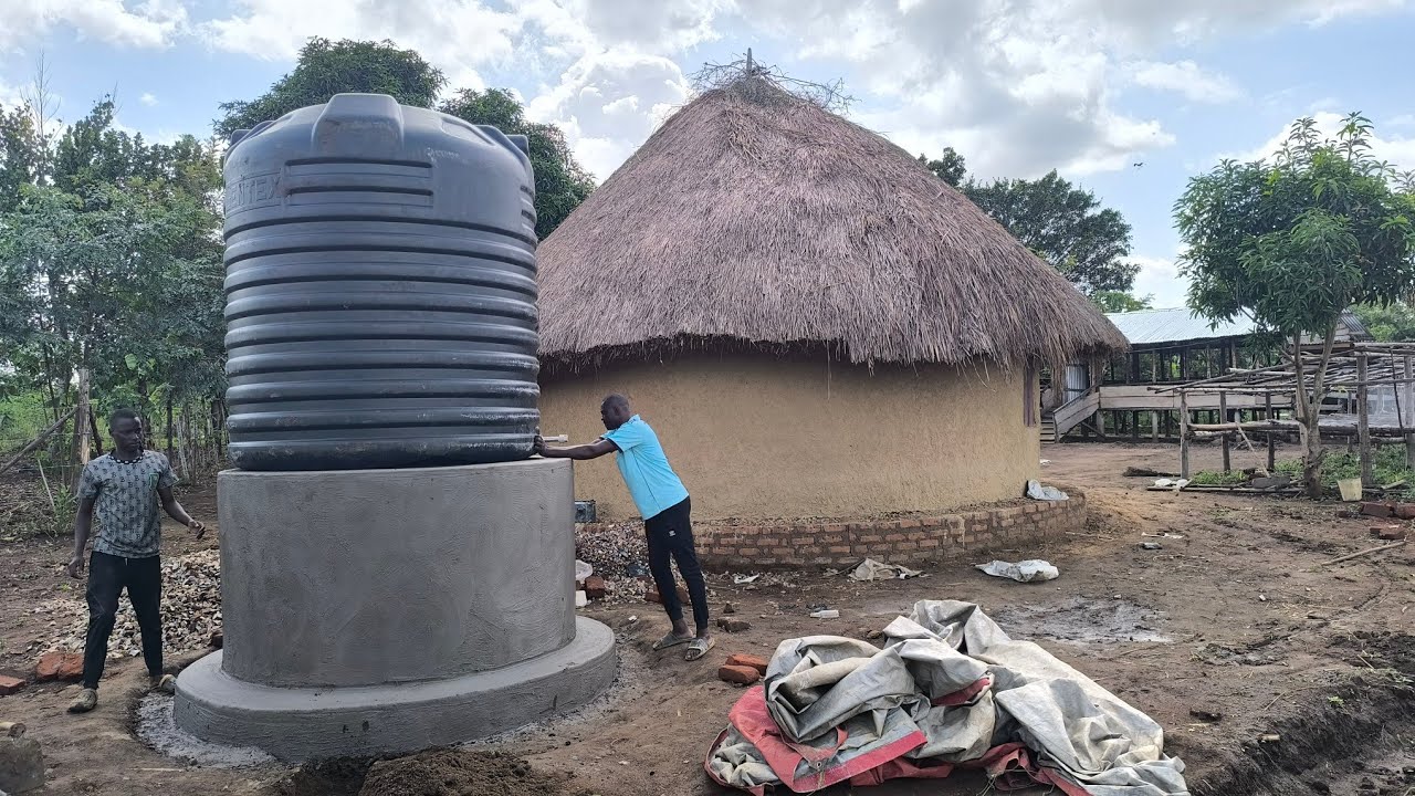 Day at our farm fixing the water tank for irrigation system #farming #countryhouse #villagelife 