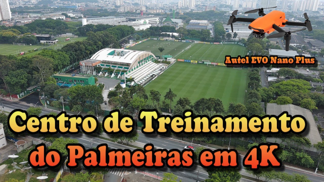 Centro de Treinamento do Palmeiras em 4K com o Drone Autel EVO Nano Plus