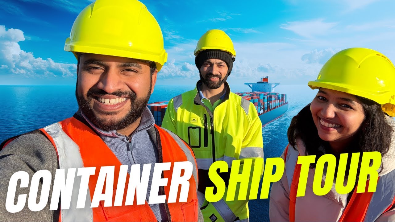 Inside a Massive Container Ship | What Ships Actually Do ( Malayalam Vlog )