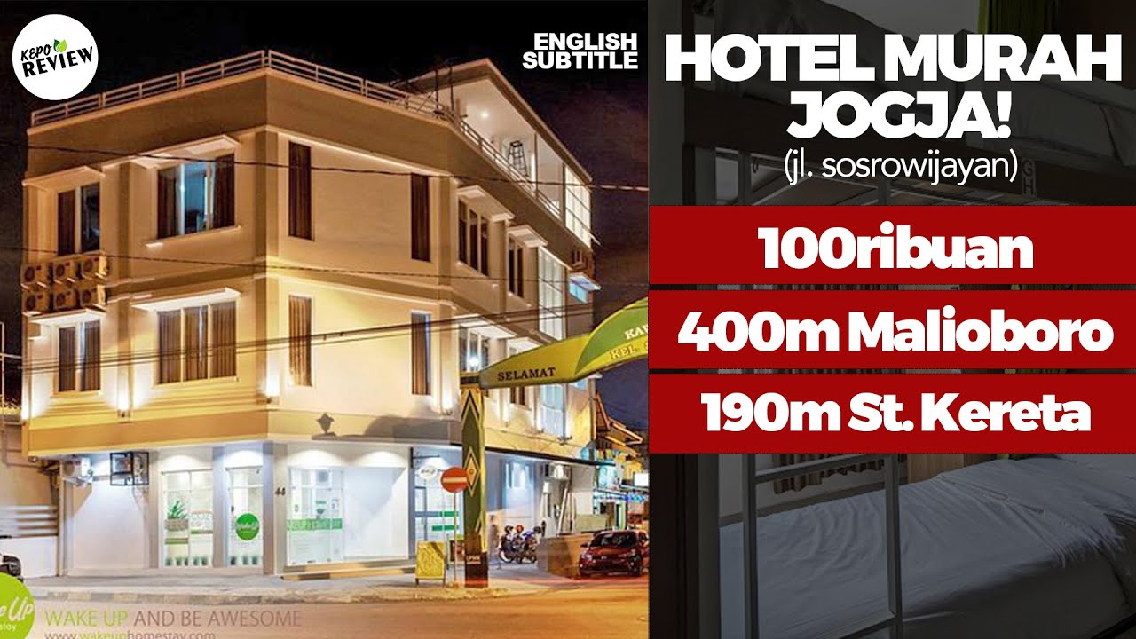 WAKEUP HOMESTAY - HOSTEL MURAH CUMA 100RIBU DEKAT MALIOBORO & STASIUN | $6 MALIOBORO JOGJA HOTEL