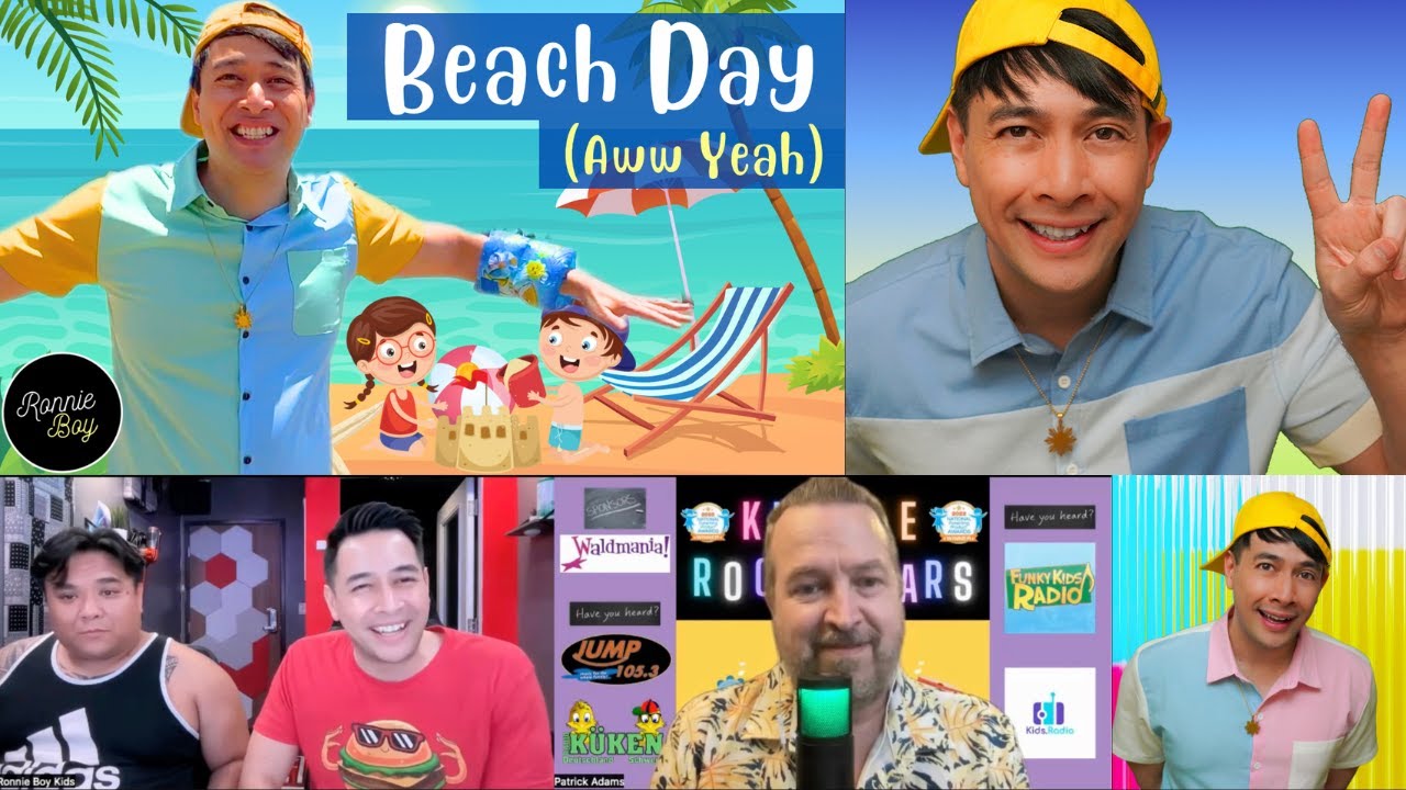 Ronnie Boy Kids - Kindie Rock Stars Season 4 Episode 34 - Beach Day (Aww Yeah!) Music Video Feature