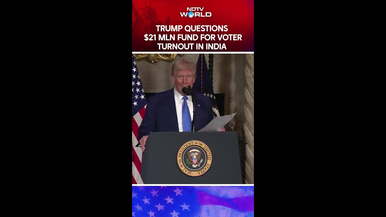 Trump On India's Tariffs | Trump Defends DOGE's Decision to Cancel Fund for Voter Turnout in India