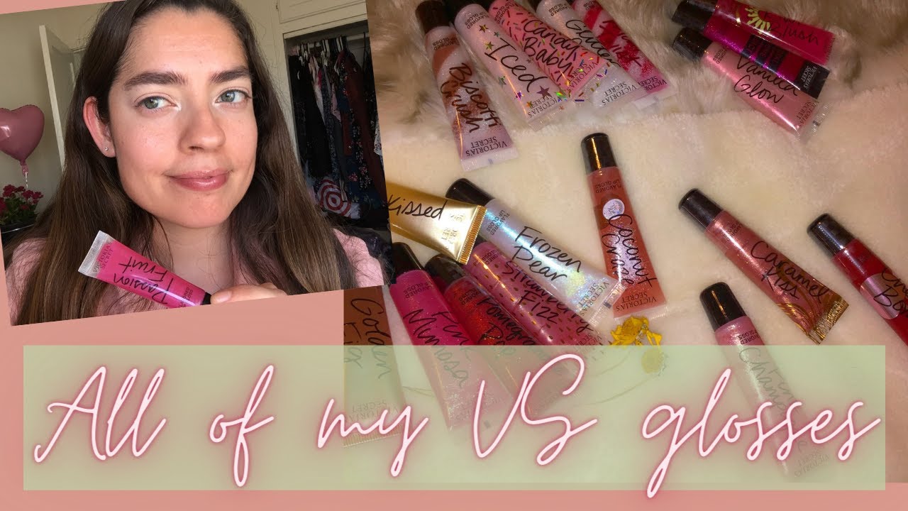 Victoria Secret total shine addict flavored 2020 lipglosses + My collection!