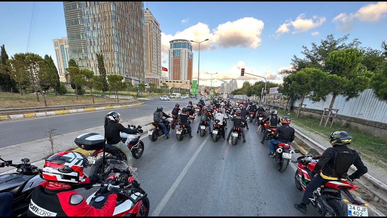 DUCATISTANBUL Üyelerinin KORLAS DUCATI TÜRKİYE 2023 Partisine Gidişi