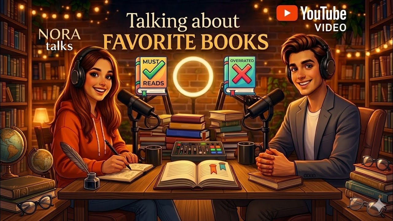 How to Talk About Your Favorite Books in English | Easy English Conversation Practice