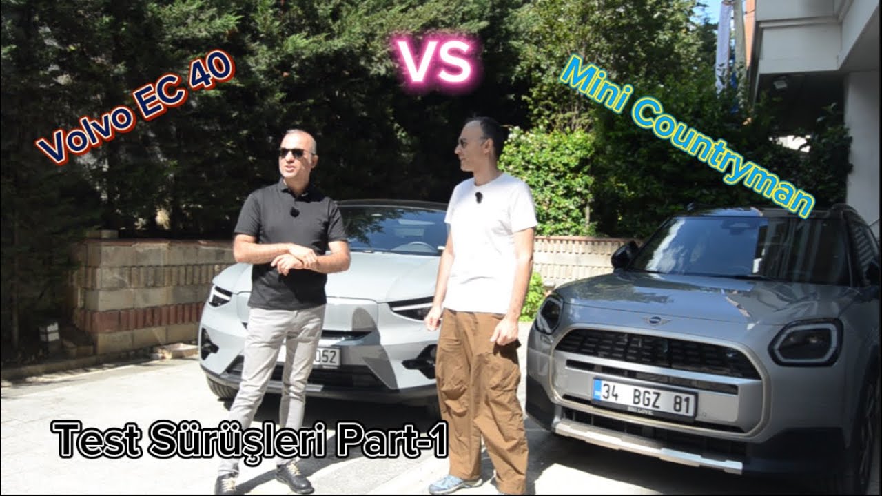Mini Countryman E ve Volvo EC 40 Karşılaştırması #electricity #minicountryman #EC40volvo