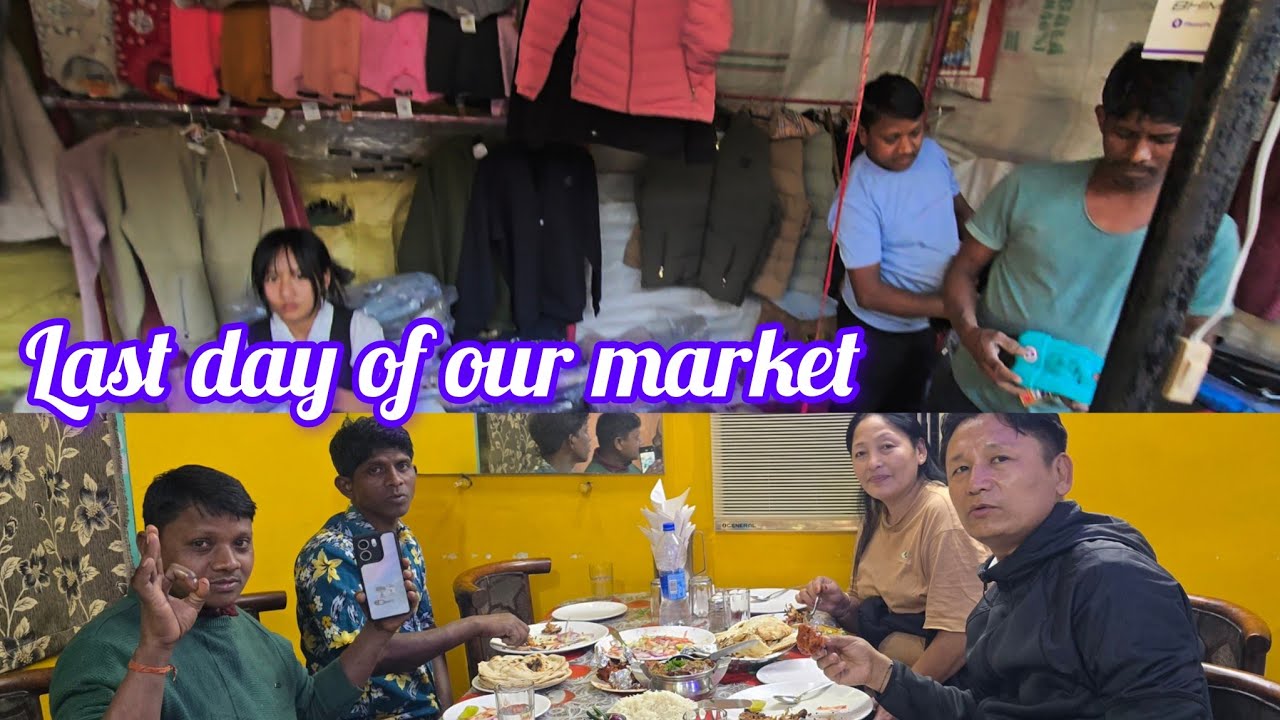 Last day of our market #Tibetan vlogger 