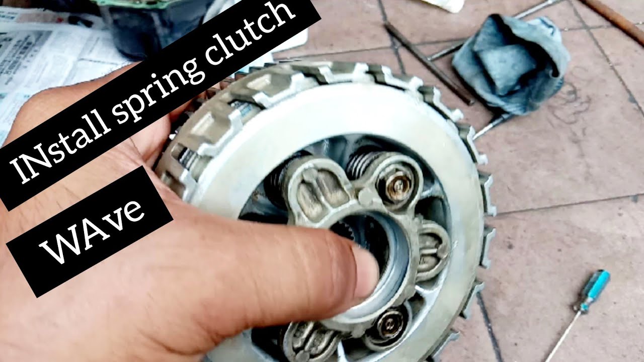 Wave 125s Install Clutch Spring Racing Part 2 Complete