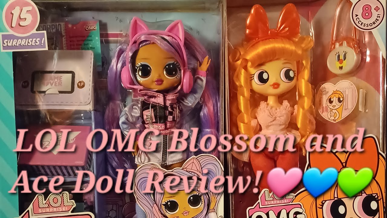 LOL OMG Blossom and Ace Doll Review!🩷💙💚