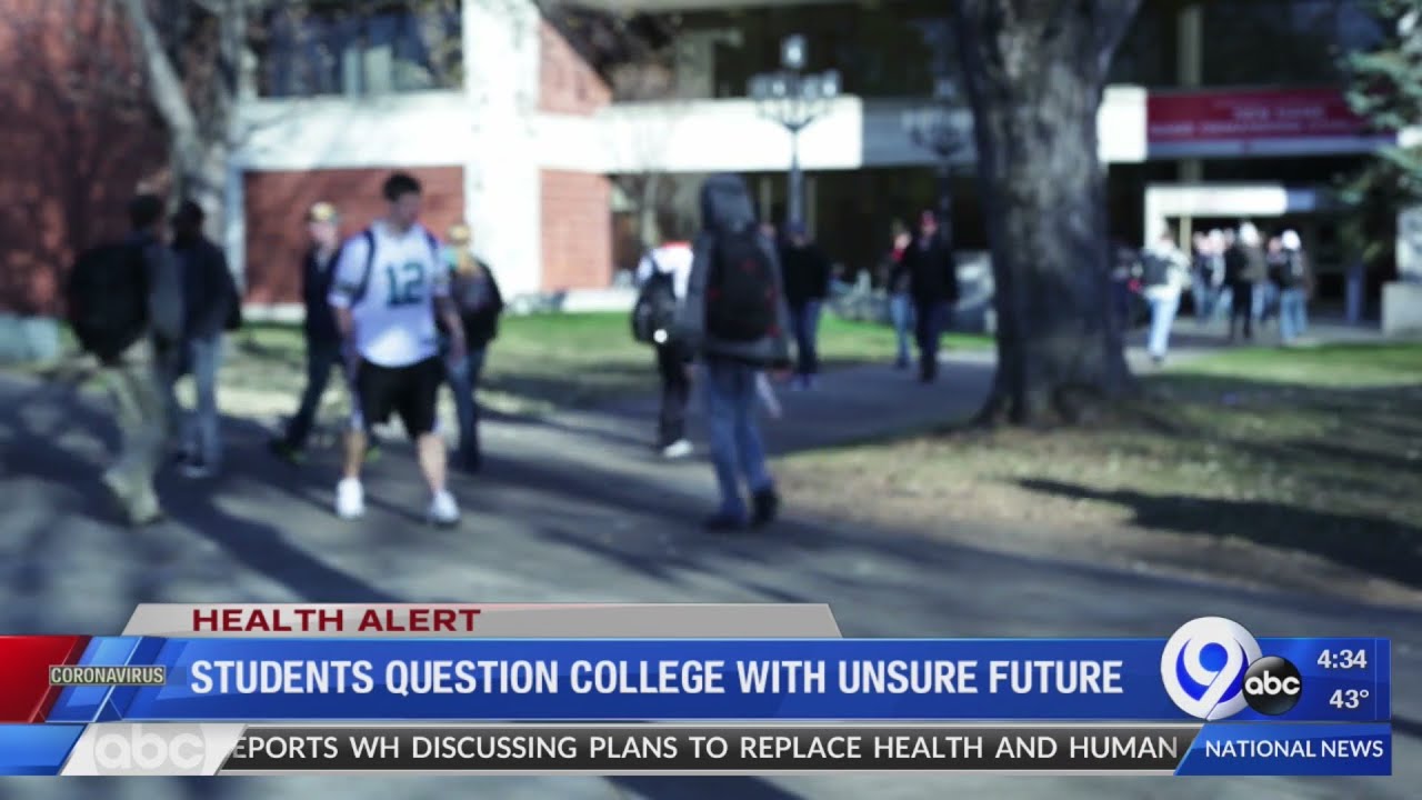 Prospective college students left to wonder if campuses will be open in the fall