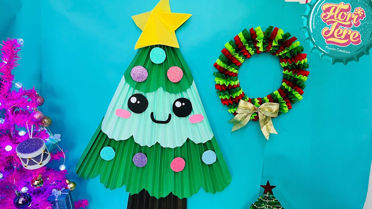 Rosetón de Arbolito de Navidad!!! #manualidadesdenavidad