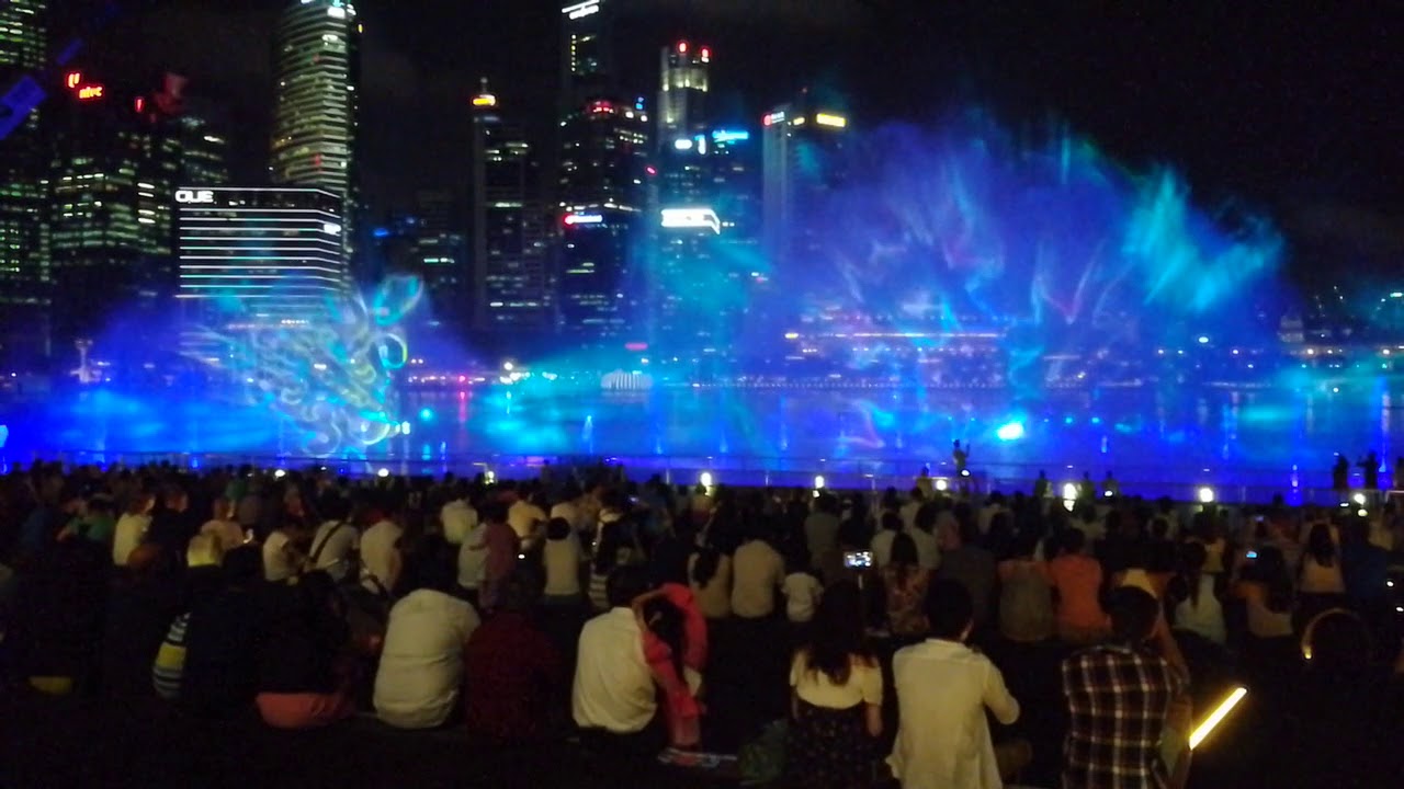 *Laser/Wasser Show* Singapur |StormVlogTV|